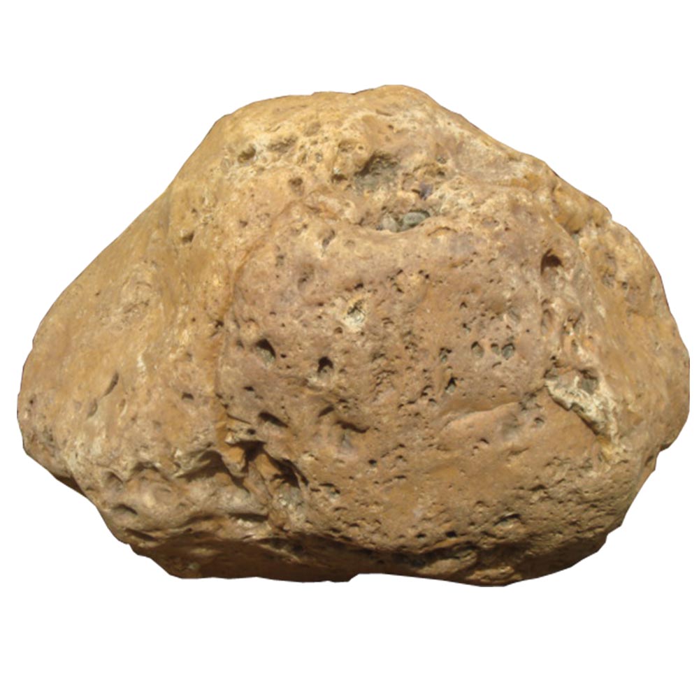 Batu hias kuning (d:30cm)
