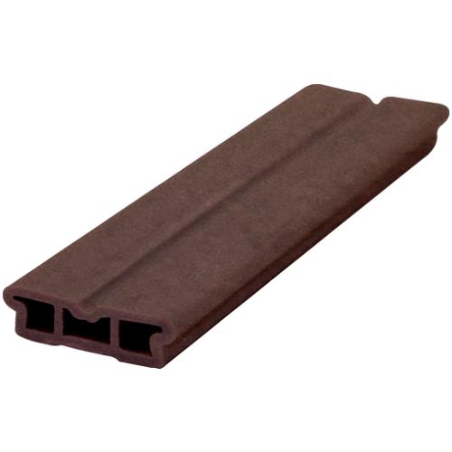 Partisi Click PVC coklat 30mm C2 3m (Harga per batang)