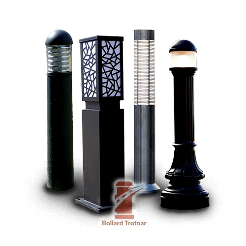 Lampu taman Bollard (paket instalasi)