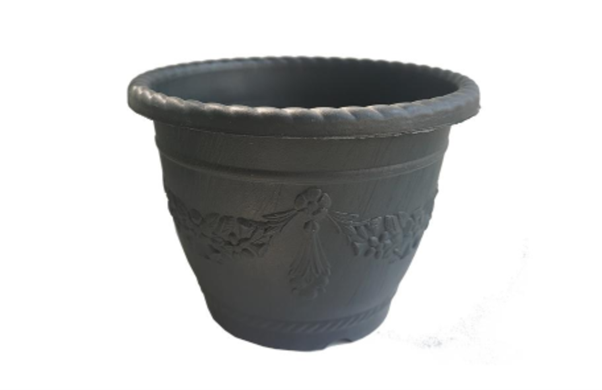 Pot Plastik ST-006 Hitam (d:25 t:19 l:16)
