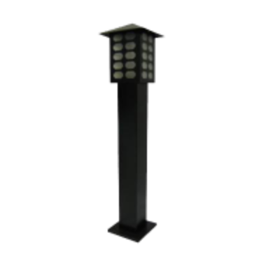 Paket Lampu taman standing (lampu tegak, kabel, lampu bohlam,  solasi bakar, isolasi hitam, pipa kabel, kabel eterna outdoor ±10 m, aksesoris)